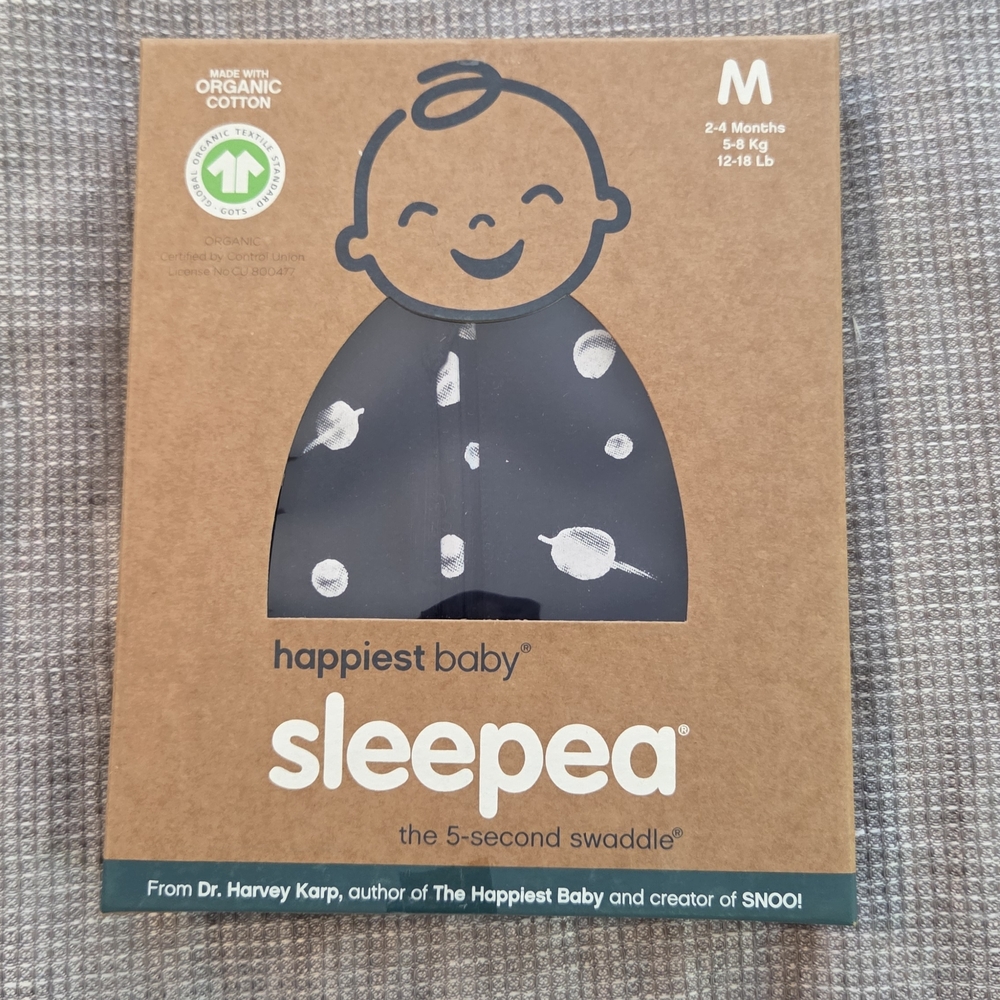 Happiest Baby Sleeppea Organic Cotton Sleep Sack - Gray